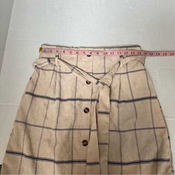 Potters Pot Corduroy Button Front Skirt Large - Picture 9 of 10